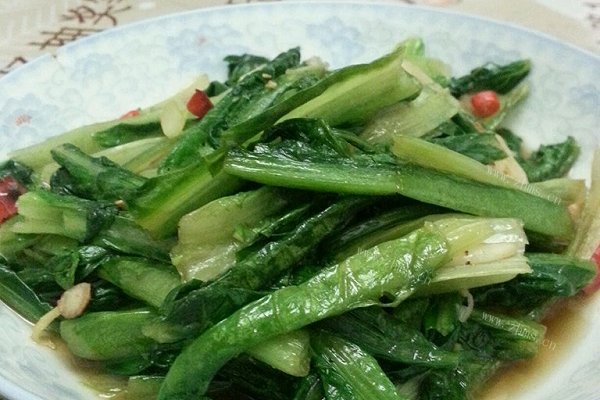 素炒油麦菜