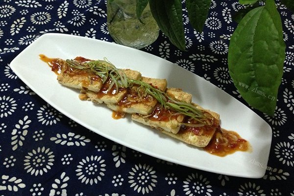 蒜香煎豆腐