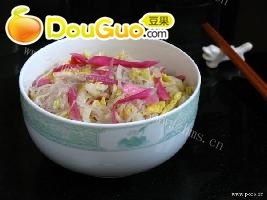 美味的家常泡菜炒米粉