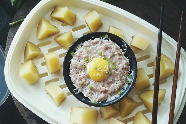 自制太阳蒸肉饼