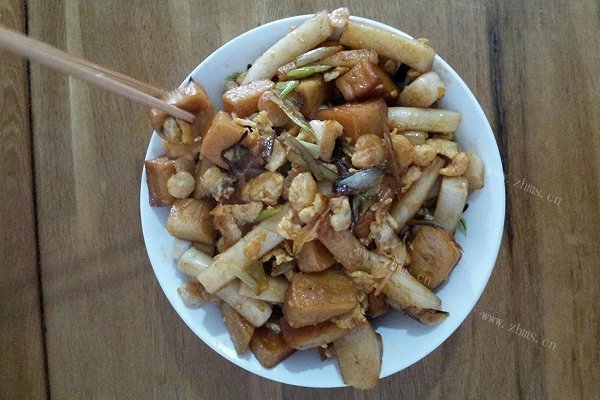 鱼豆腐炒年糕
