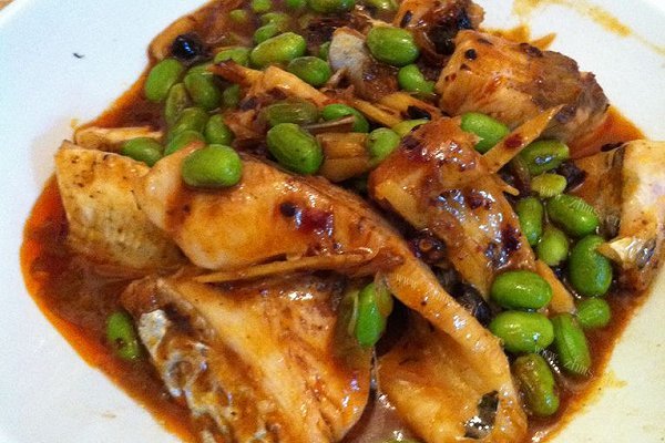 老干妈毛豆鱼腩