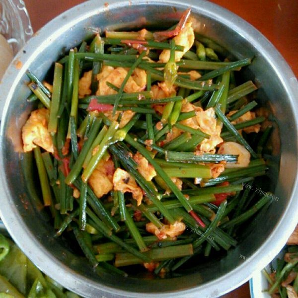 健康美食之韭菜炒鸡蛋