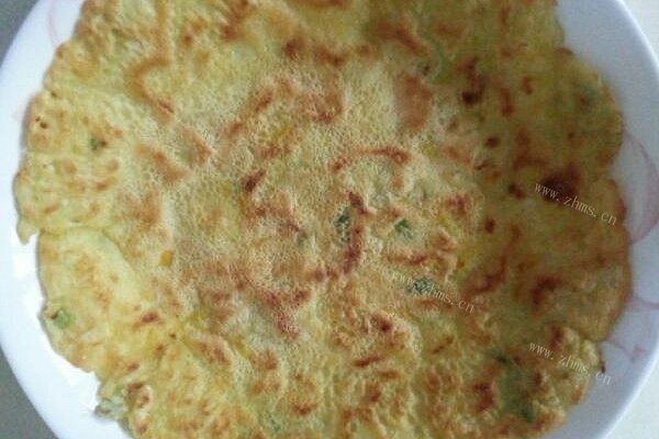 有机黄节瓜鸡蛋饼