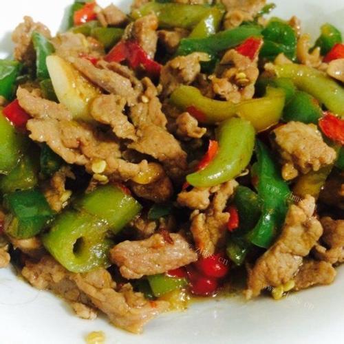 味道不错的青椒炒肉