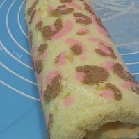 自制豹纹蛋糕卷