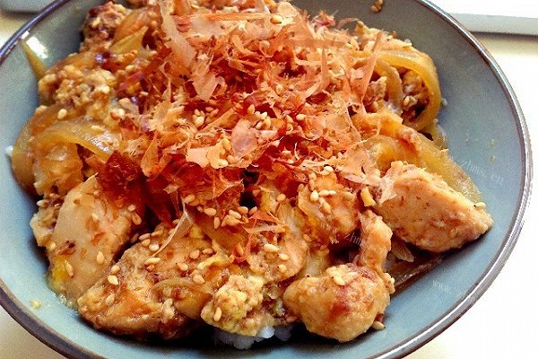 自制親子丼oyakodon