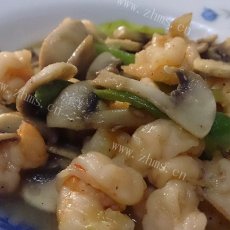 蘑菇炒虾仁