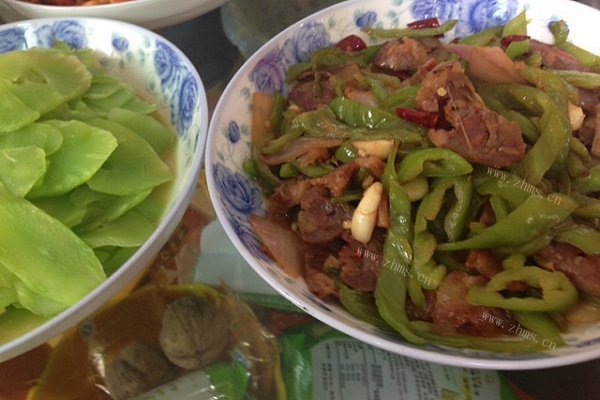 青椒炒腊肠