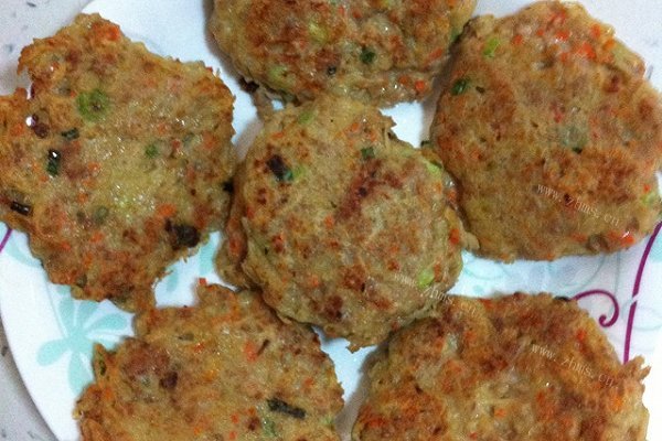 自制香煎土豆肉饼