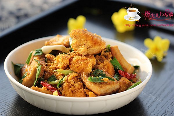 家常鱼籽烧豆腐