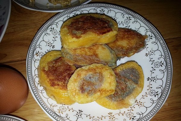 美味鸡蛋煎馒头
