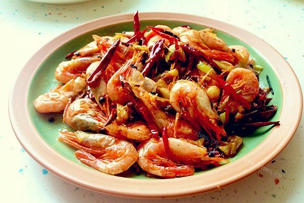 家常蒜香油爆虾