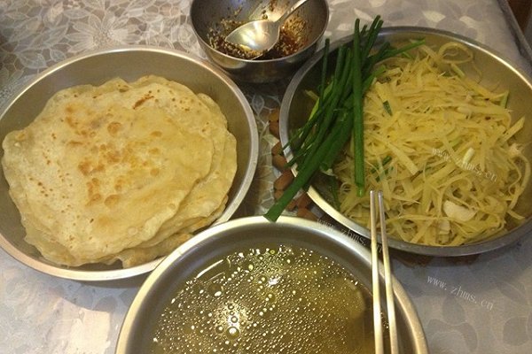 美味土豆丝卷饼