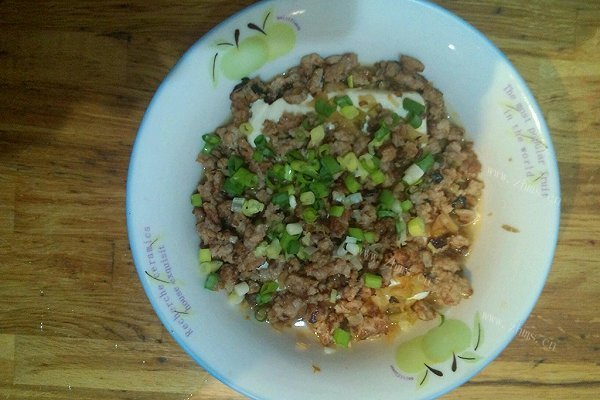 好吃的下饭菜 豆腐蒸榨菜肉末