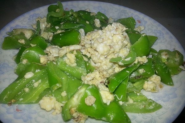 青椒炒蛋
