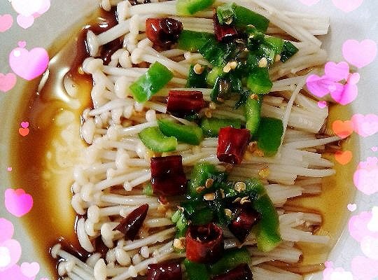 凉拌金针菇