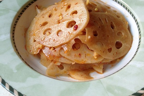 炝拌藕片