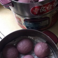 美味紫薯馒头