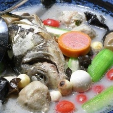 鱼头杂菜汤