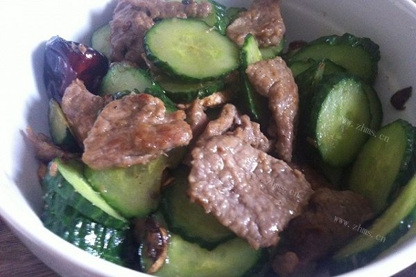 牛肉炒青瓜