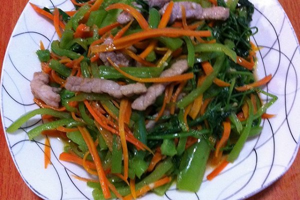 家常美味香辣肉丝