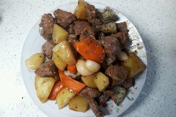 家常蔬果牛肉粒