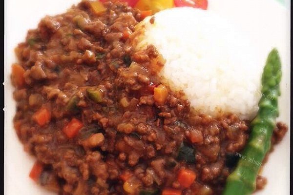 家常肉碎咖喱饭