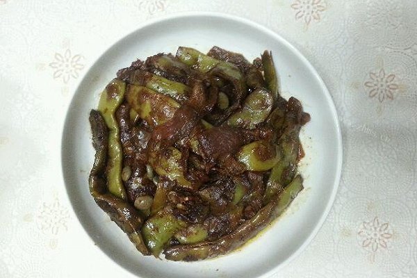 家常五花肉炖豆角