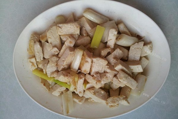 葱烧豆腐