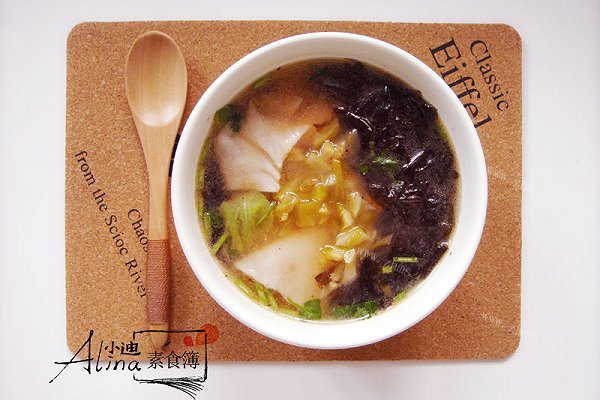 面片儿汤：没馅的小馄饨