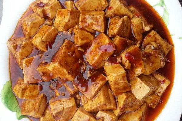 家常红烧豆腐