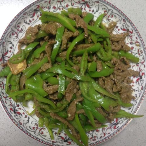 简单易做的青椒炒肉