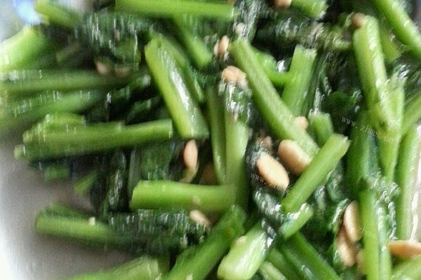 自制清炒春菜
