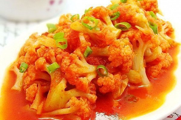 西红柿炒菜花