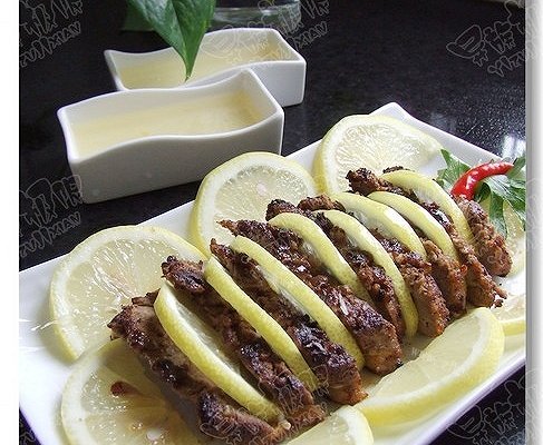 香煎柠檬鸭