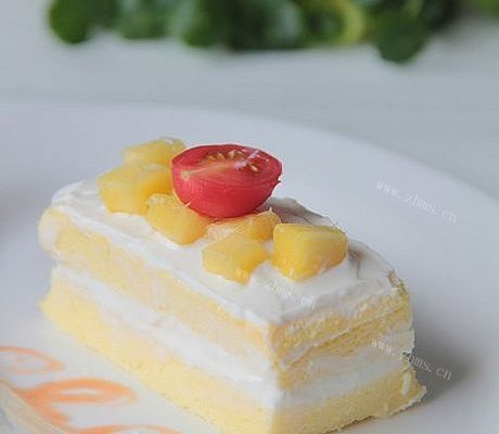 冰镇蒸蛋糕
