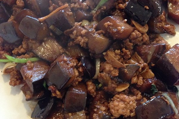 家常肉末茄子