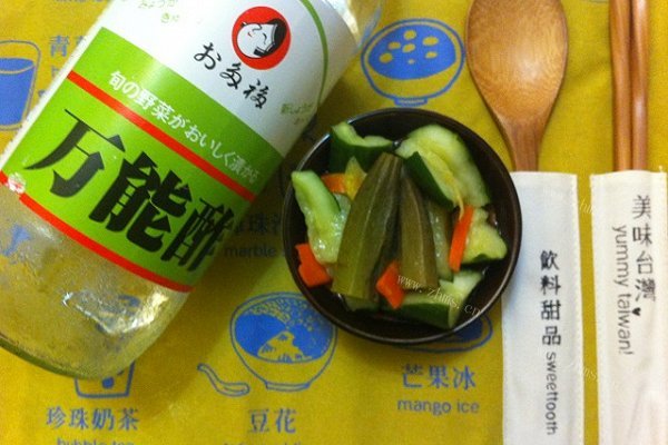 黃秋葵拌黃瓜