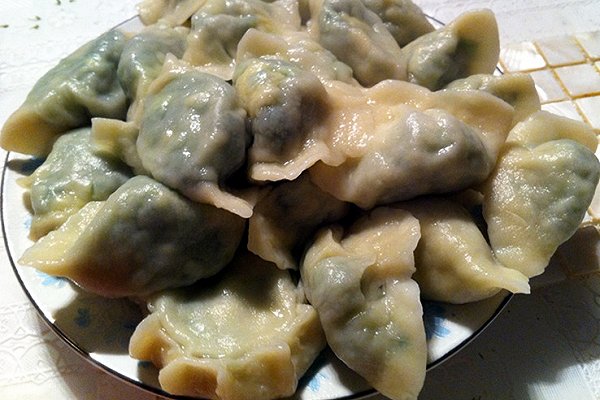 简单的韭菜鸡蛋饺子