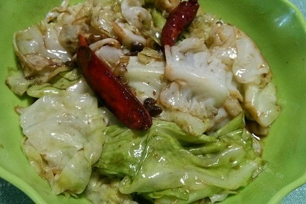 家常酱爆洋白菜