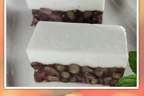 椰汁红豆糕(马蹄粉版)