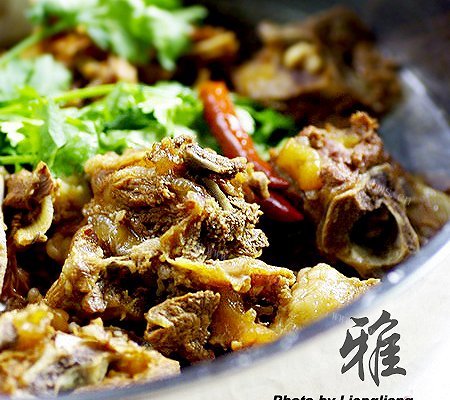 家庭版羊蝎子火锅