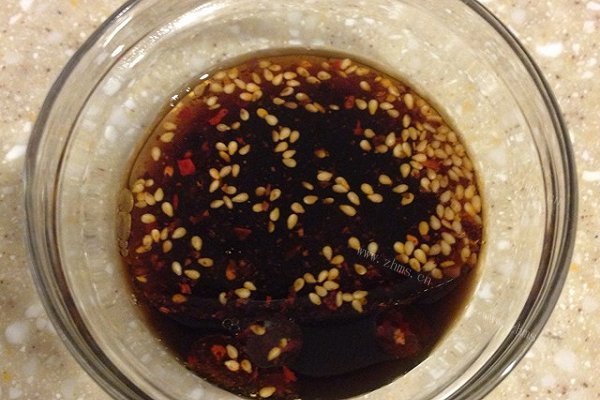 自制饺子蘸汁