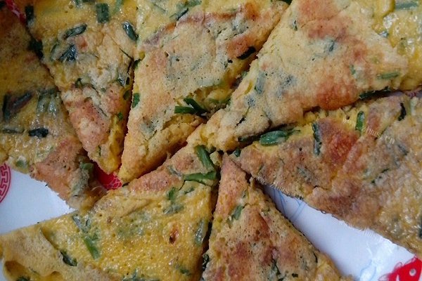 韭菜鸡蛋饼