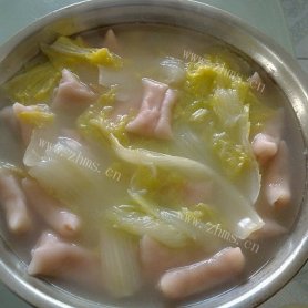 小白菜煮虾饺