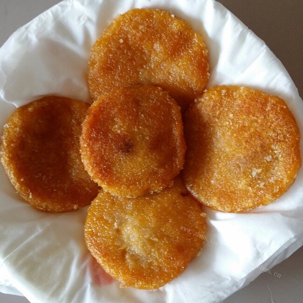 自己做的南瓜饼