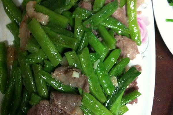 家常四季豆炒肉