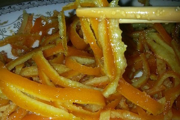 自制糖渍橙皮