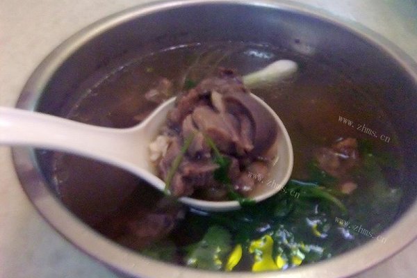 滋补羊肉花生汤